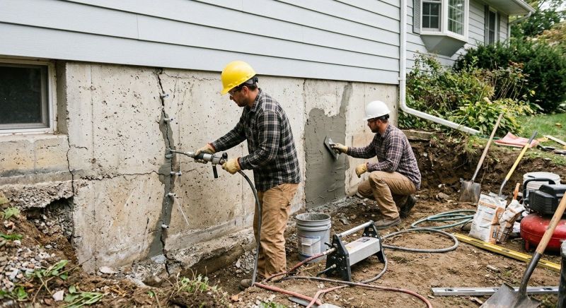 Basement Foundation Repair in Roselle Park, NJ