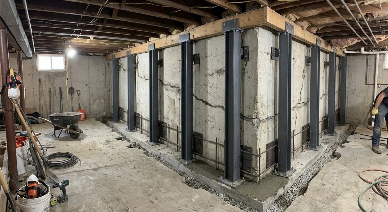 Basement Underpinning in Bergen County, NJ