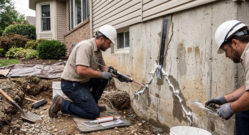 Cracked Foundation Repair in West Harrison, NY