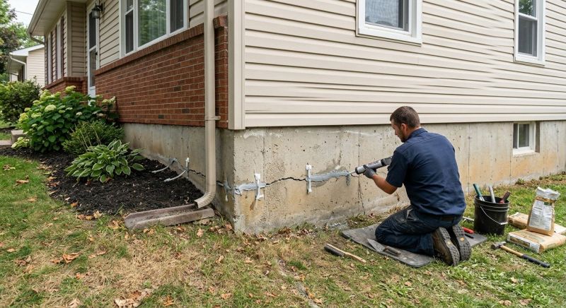 Cracked Foundation Repair in West Harrison, NY