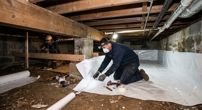 Crawl Space Leveling in Bergen County, NJ