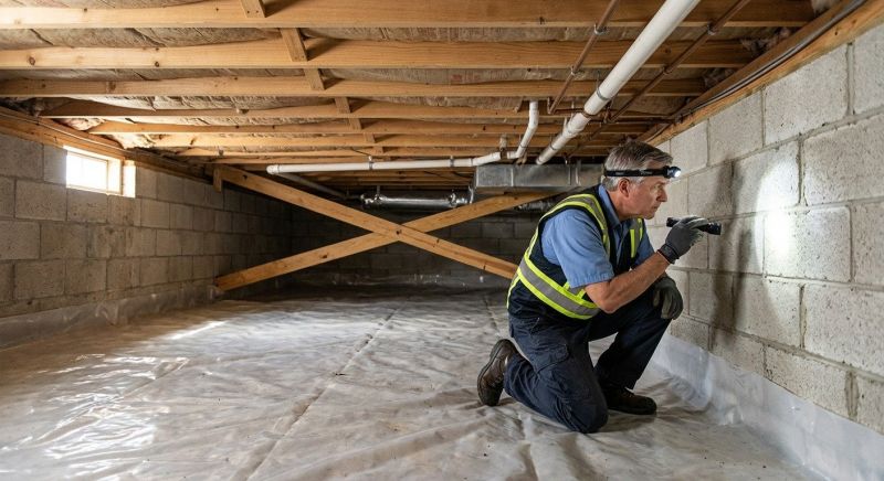 Crawl Space Leveling in Bergen County, NJ