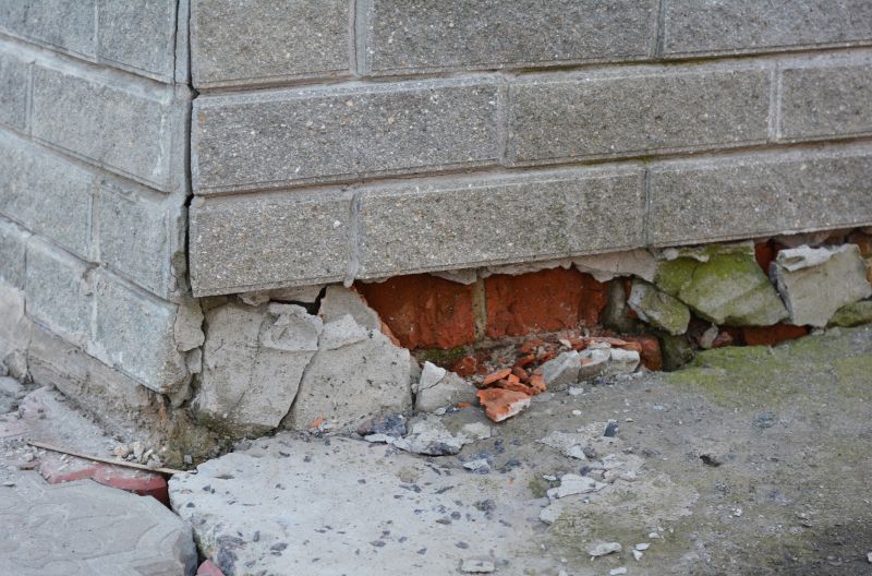 Foundation Damage Repair in Union County, NJ