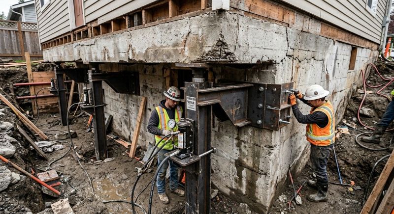 Foundation Lifting in Summit, NJ