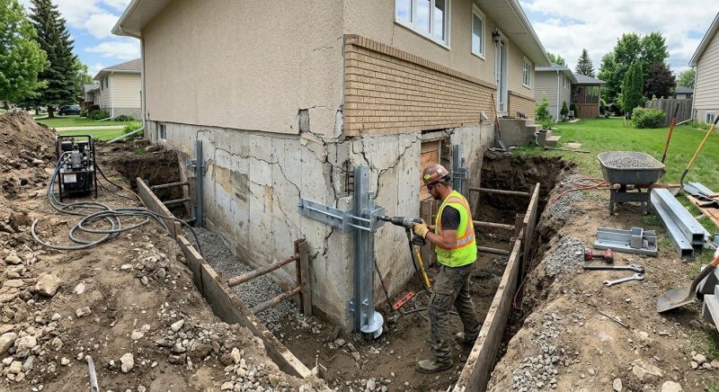House Foundation Repair in West Harrison, NY