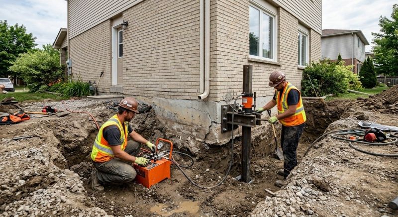 Sinking Foundation Lifting in Bergen County, NJ