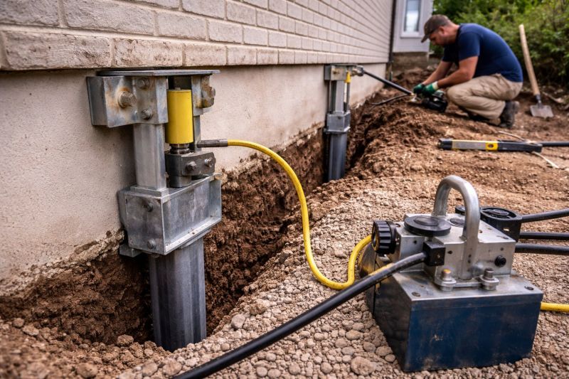 Sinking Foundation Repair in Union City, NJ