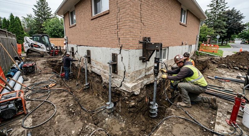 Sinking Foundation Repair in Valley Stream, NY