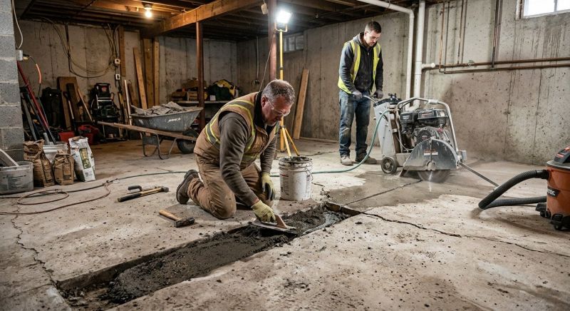 Slab Foundation Repair in Bergen County, NJ