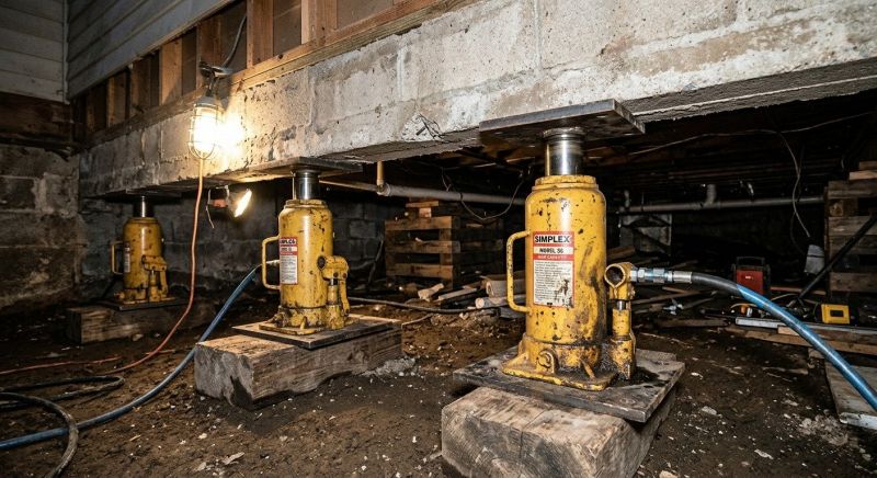 Foundation Jacking in Teaneck, NJ
